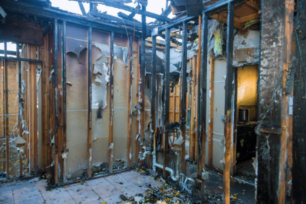 Professional Soot Cleanup technician working in Georgetown, OH
